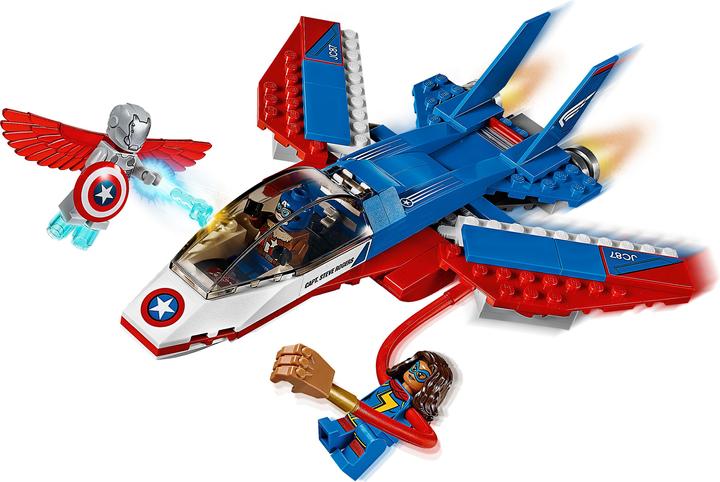 Actual product image LEGO Marvel Super Heroes Captain America: Jet plane (76076, LEGO Marvel)