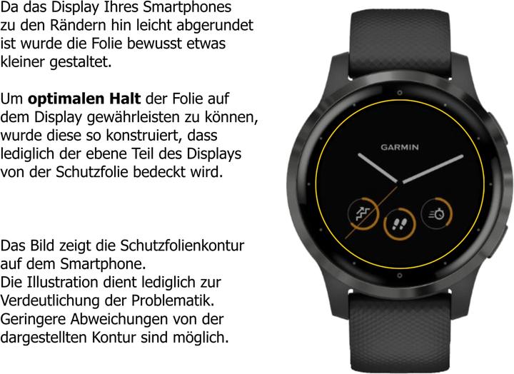 Image du produit Dipos Film de Protection d’écran Anti-Shock (vivoactive 4S)
