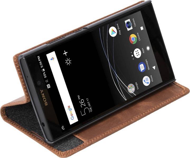Produktbild Krusell Sunne 2 Card Foliowallet Sony Xperia L2 vintage cognac (Sony Xperia L2)