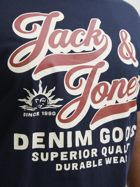 Immagine prodotto Jack & Jones Jjelogo Tee Ss Oneck 2 Col Aw25 Noos Pls (6XL)