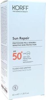 Image du produit Korff Sun Repair Face Fluid Soothing SPF 50+ High Protection 40ml (Crème solaire visage, SPF 50+, 40 ml, 60 g)
