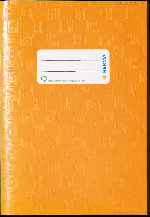Immagine prodotto HERMA Copertina per quaderno, DIN A5, in PP, con rivestimento arancione (A5)