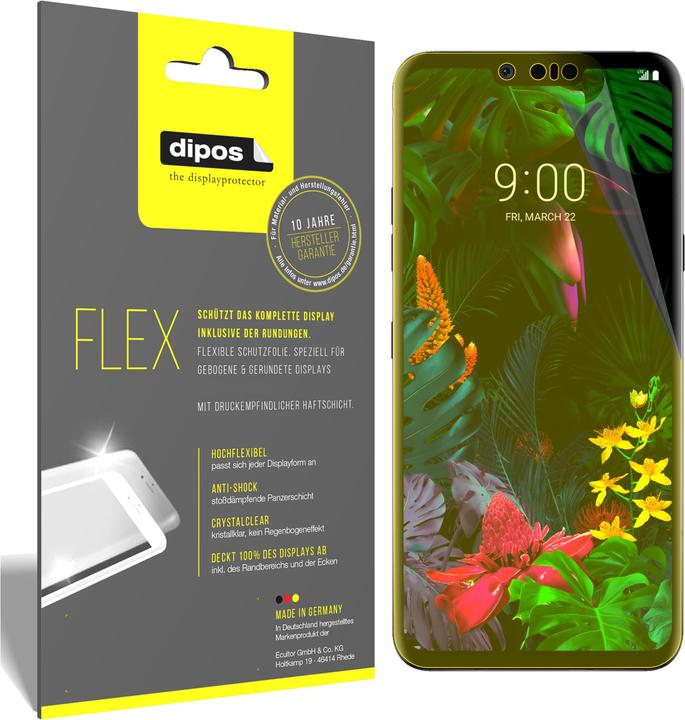 Produktbild Dipos Displayschutzfolie Full-Cover 3D (3 Stück, LG G8 ThinQ)