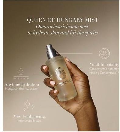 Actual product image Omorovicza Queen of Hungary Mist 50ml - Brand New in Box (50 ml)