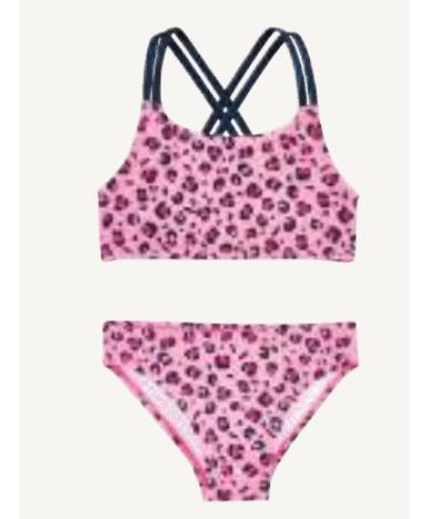 Actual product image Playshoes Kid's UV protection bikini leo print (122, 128)