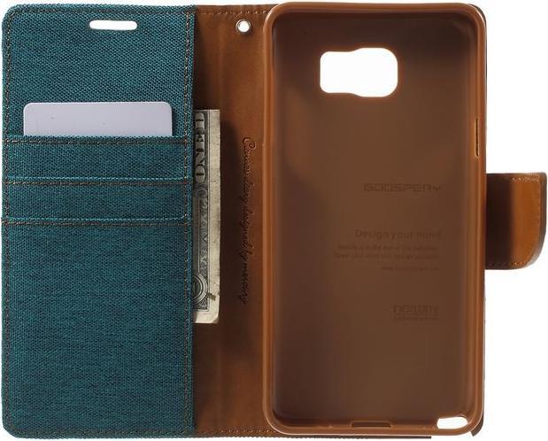 Actual product image Goospery Canvas Diary Series (Samsung Galaxy Note 5)