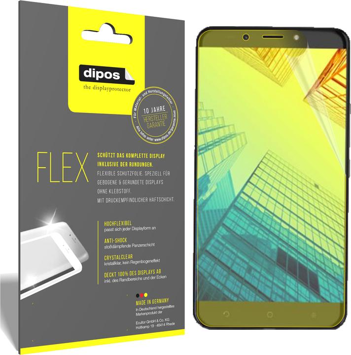 Produktbild Dipos Displayschutzfolie Full-Cover 3D (3 Stück, Alcatel A7 XL)