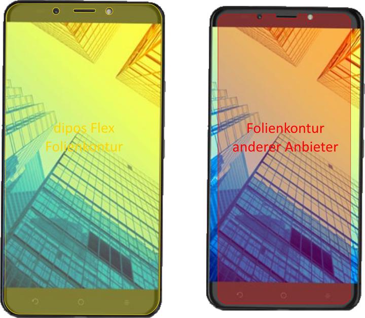 Produktbild Dipos Displayschutzfolie Full-Cover 3D (3 Stück, Alcatel A7 XL)