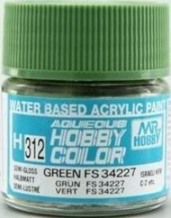 Actual product image Mr.Hobby Mr Hobby -Gunze Aqueous Hobby Colors (10 ml) Green FS 34227