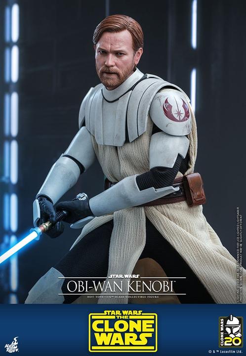 Produktbild Hot Toys Star Wars The Clone Wars figurine 1/6 Obi-Wan Kenobi 30 cm