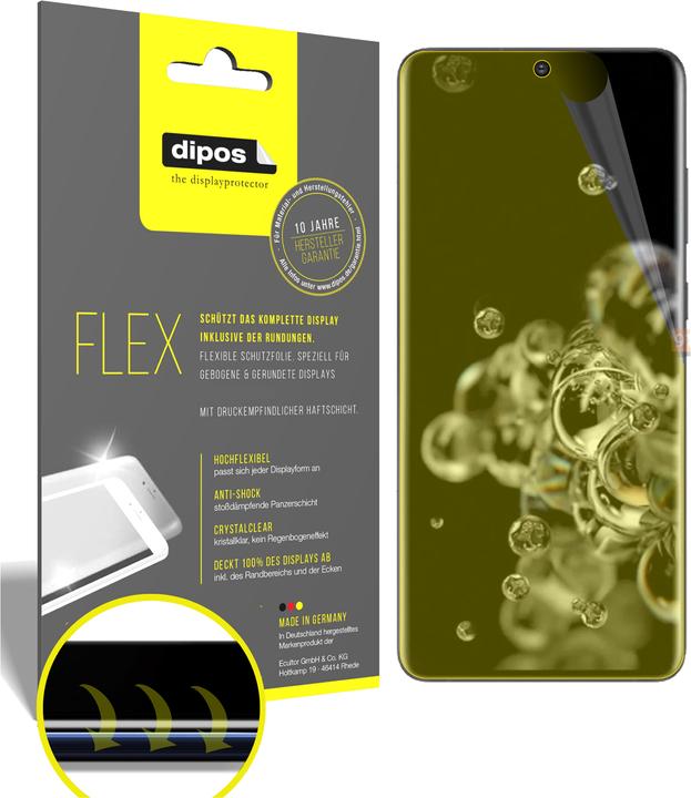 Image du produit Dipos Film de Protection d’écran Full-Cover 3D (2 pièce(s), Samsung Galaxy S20 Ultra)
