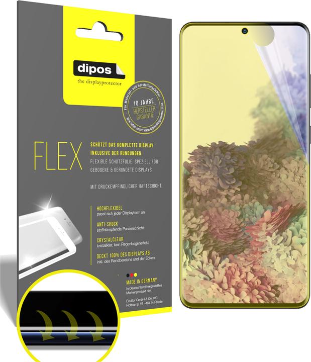 Produktbild Dipos Displayschutzfolie Full-Cover 3D (1 Stück, Samsung Galaxy S20+)