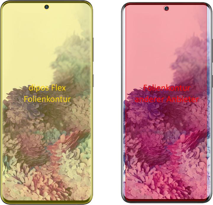 Produktbild Dipos Displayschutzfolie Full-Cover 3D (1 Stück, Samsung Galaxy S20+)