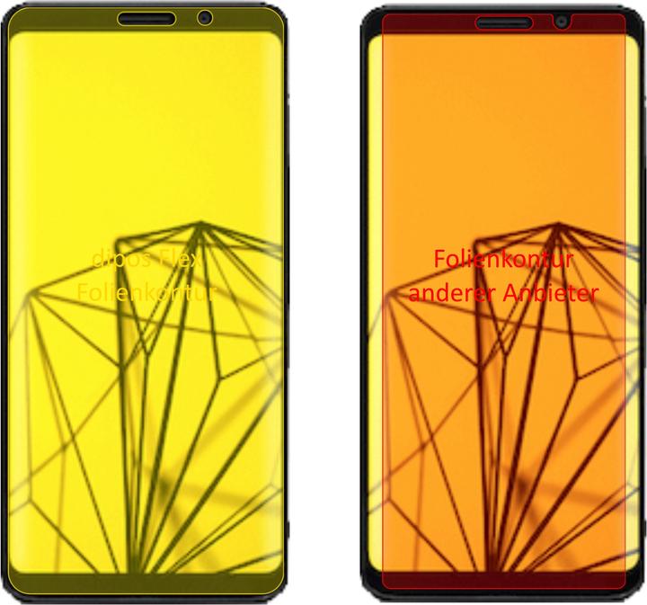 Produktbild Dipos Displayschutzfolie Full-Cover 3D (2 Stück, F(x)tec Pro 1)