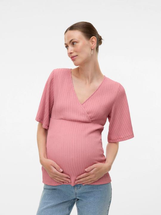 Actual product image Mamalicious Eng anliegend V-Ausschnitt Top Bluse (L)