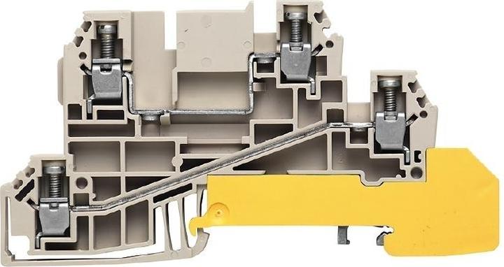 Actual product image Weidmüller WDL 2.5/L/PE Distribution terminal block w.WQV 2.5qmm 1030200000 1