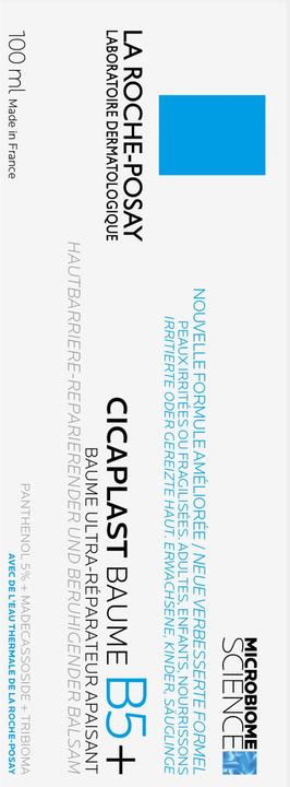 Etichetta energetica La Roche Posay Cicaplast Baume B5 (Crema corpo, 100 ml)