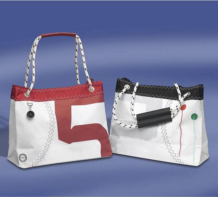 Navyline Sea Wave - Einkaufstasche mit Taugriff