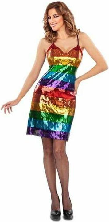 Produktbild My Other Me Verkleidung Kleid Regenbogen (XL)