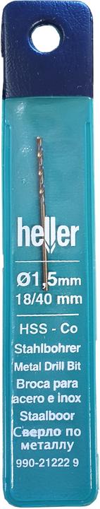 Produktbild Heller HSS Metall-Spiralbohrer 1.5 mm (1.5 mm)