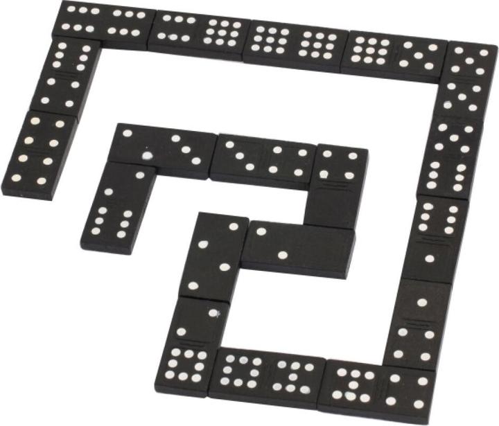 Actual product image Natural games Parlour game Domino (German)