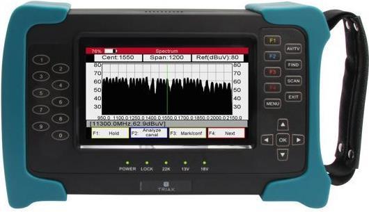 Image du produit Triax UPM 1400 Appareil de mesure DVB-S(2)/-C/ -T(2) Écran TFT, sacoche incluse (Divers)
