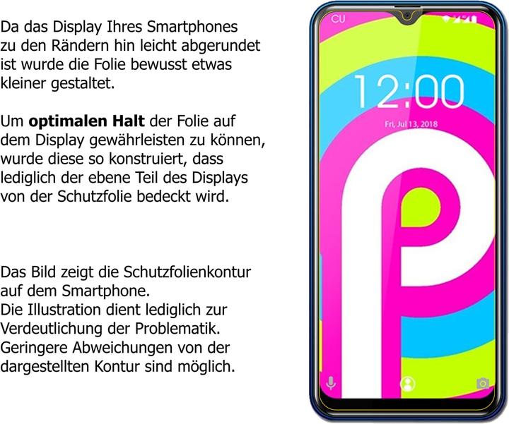 Actual product image Dipos Screen Protector Crystalclear (1 Piece, Oukitel C15 Pro)
