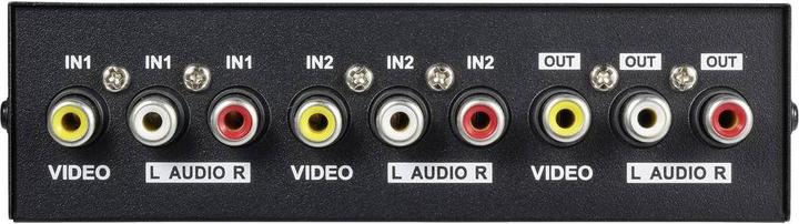 Immagine prodotto SpeaKa Professional SP-11175216 Switch composito a 2 porte con porte audio