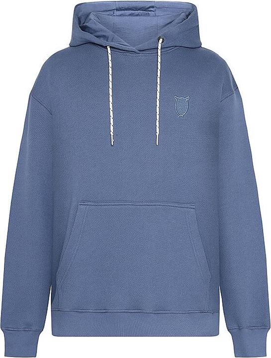 KnowledgeCotton Apparel Loose Kangaroo Pocket Sweat with Embroidery (XL)