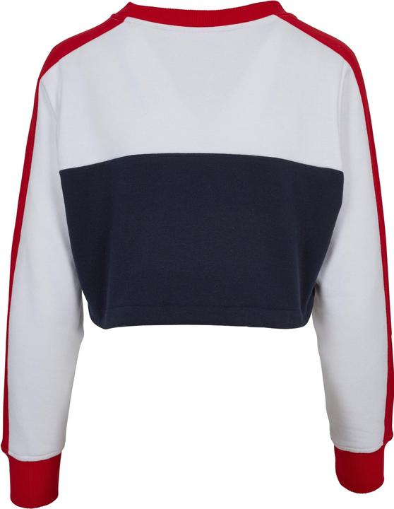 Image du produit Urban Classics Ladies Cropped 3-Tone Stripe Crew (XL)