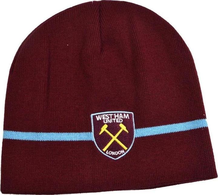 Actual product image West Ham United FC Crest Knitted Beanie