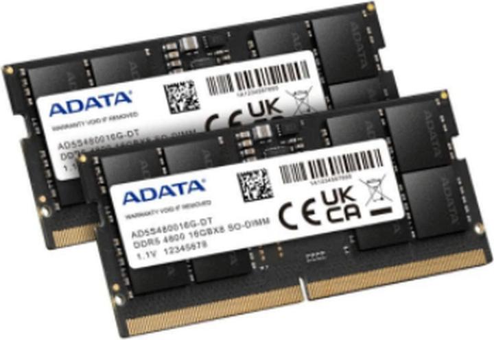 Produktbild Adata SO-DDR5 32GB 4800-40 Premier Single Tray (1 x 32GB, 4800 MHz, DDR5-RAM, SO-DIMM)