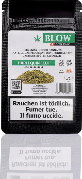 Produktbild Blow CBD Harlequin Grün Cut 5g (5 g, Indoor)