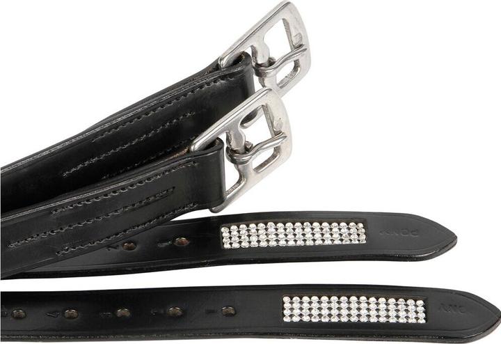 Actual product image Harry's Horse Stirrup Leathers with crystals Harry's