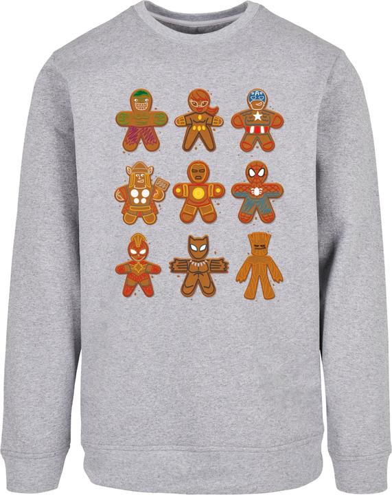 Actual product image Absolute Cult Marvel Universe - Christmas Gingerbread Avengers Crewneck - 116617 (L)