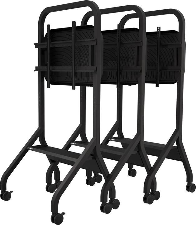 Actual product image Peerless AV trolley with shelf for displays up to 110inch inches up to 136kg up to VESA 900x600 colo (Various, 110", 136 kg)