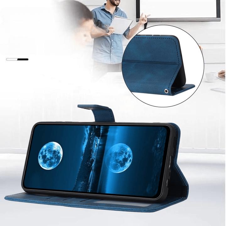 Produktbild Cover-Discount Galaxy A55 – Wildleder Look Etui im Vintage Design (Samsung Galaxy A55)