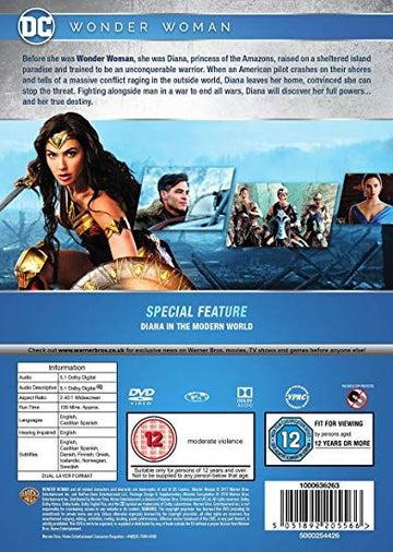 Produktbild Warner Bros Wonder Woman (DVD, 2017, Multilingual)
