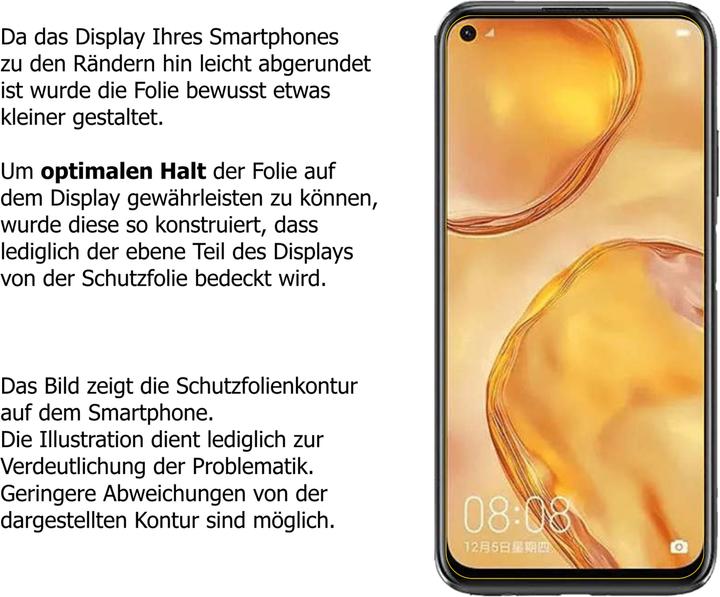 Actual product image Dipos Screen Protector Crystalclear (5 Piece, Huawei P40 Lite)