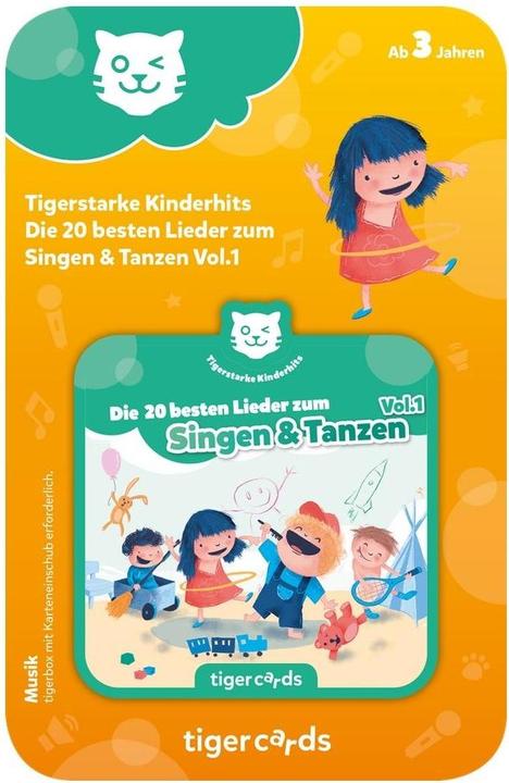 Actual product image Tigermedia Tigercard The 20 best songs to sing and dance (German)