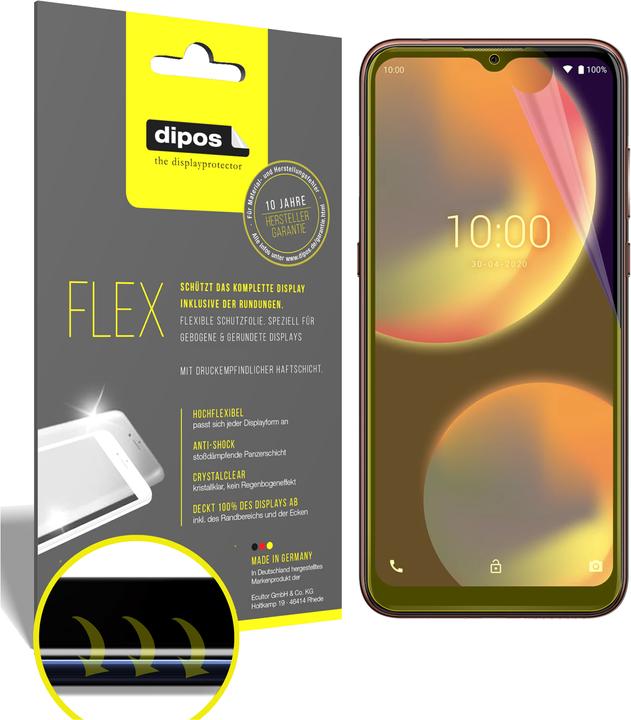 Immagine prodotto Dipos Pellicola Protettiva Full-Cover 3D (2 Pezzo/i, Wiko Vista 4)