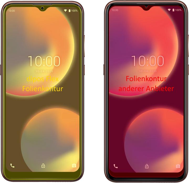 Immagine prodotto Dipos Pellicola Protettiva Full-Cover 3D (2 Pezzo/i, Wiko Vista 4)