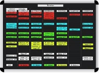 Actual product image Ultradex Insert card Planrecord 6 x 3,2 cm (W x H) 190g/m² red 90 pcs./pack.
