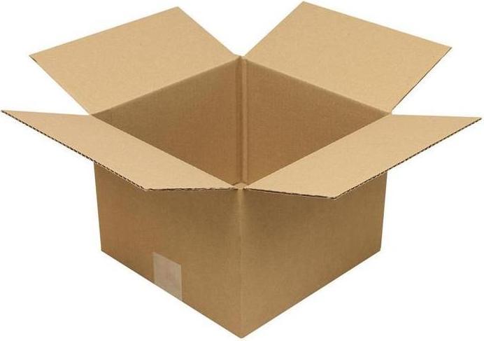 Produktbild Transpak Faltkarton 1-wellig Höhenrillung Masse 250x250x190mm Qualität 1.20 B braun braun (25 x)