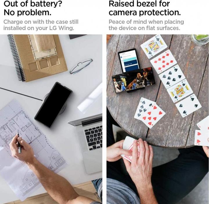 Produktbild Screenguard LG Wing Flexible TPU Clear Case (LG Wing)