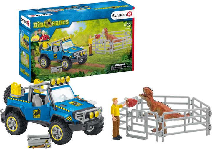 Produktbild Schleich Geländewagen mit Dino-Aussenposten