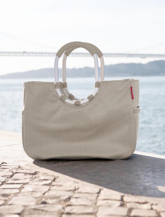 Actual product image reisenthel Shopping basket Loopshopper L Herringbone Sand