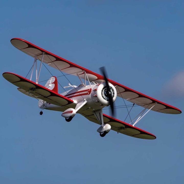 Image du produit E-Flite FLUGZEUG WACO White 550mm EP BNF UMX mit AS3X & SAFE Select (Multi moteur)