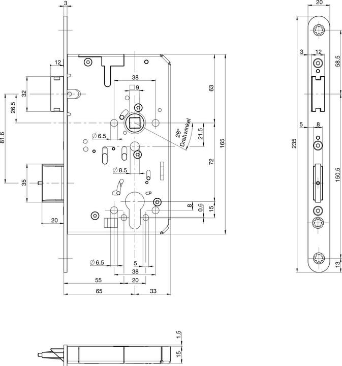 Produktbild BKS Panikschlösser B-23270