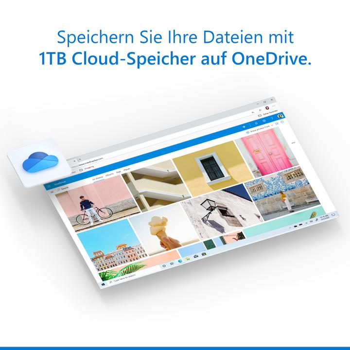 Actual product image Microsoft 365 Family Deutsch (6 User, 12 months)